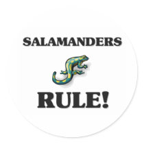SALAMANDERS Rule! stickers