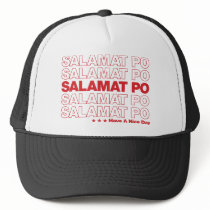 Salamat Po “Thank You” Grocery Bag Design - Red hats