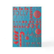 *SALE* Modern Holiday Card : Designer Colors