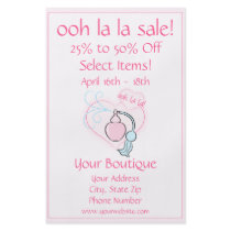 Sale - ooh la la! flyers
