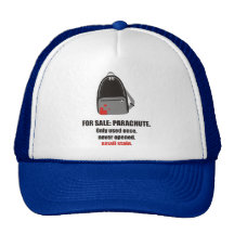 Sale: Parachute. Used once, never opened, stain Trucker Hats