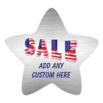Sale Patriotic Holiday Star Stickers