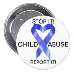 SALE! Prevent Child Abuse Pinback Buttons