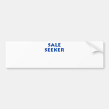 Sale Seeker Bumper Sticker