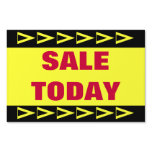 SALE TODAY yard signs