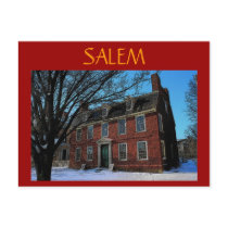 Salem (Brick) Postcard by RickDouglas Salem (Brick) Postcard