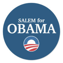 SALEM for Obama custom your city personalized stickers by funnycustomtshirts SALEM for Obama custom your city personalized stickers