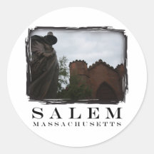 Salem Guard Round Stickers