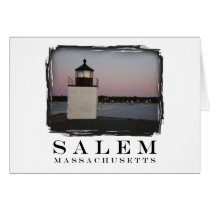 Salem Lighthouse Greeting Card