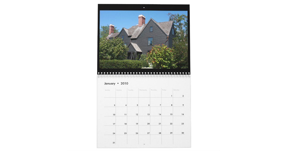 Salem Massachusetts Calendar Zazzle