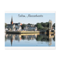 Salem Massachusetts Marina  Post Card