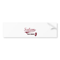 Salem New Jersey City Classic Bumper Sticker