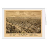 Salem, OR Panoramic Map - 1876 cards