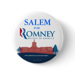 Salem Oregon for Mitt Romney button