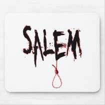 Salem Witch Trial Bloody Noose Mouse Pad
