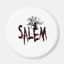 Salem Witch Trial Tree Noose Refrigerator Magnets