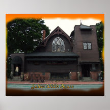 Salem Witches House Poster