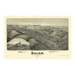 Salem, WV Panoramic Map - 1899 Posters