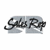 Sales Rep embroidered shirts by ZazzleEmbroidery Sales Rep embroidered shirts