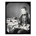 Salesman Displaying His Wares Daguerreotype 1852 posters by lc_prints Salesman Displaying His Wares Daguerreotype 1852 posters