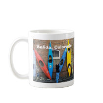 Salida, Colorado, Kayak Wall mugs