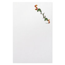 Salinas Chili Peppers Stationery Design