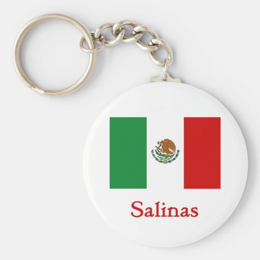 Salinas Mexican Flag Key Chain