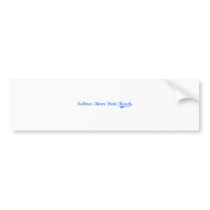 Salinas River State Beach California Classic Desig Bumper Sticker