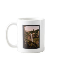 Salins waterfall, near de Mauriac, Auvergne Mounta Mugs