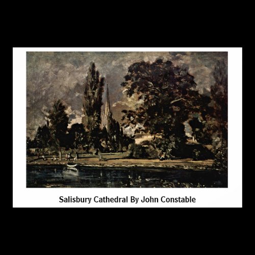 Salisbury Cathedral By John Constable Print