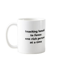 Salle Honolulu: teaching hawaii to fence... mugs