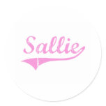 Sallie Classic Style Name Sticker