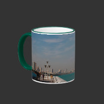 Salmiya, Kuwait city scape view mugs