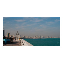 Salmiya, Kuwait city scape view Customized Photo Card
