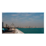 Salmiya, Kuwait city scape view Customized Photo Card