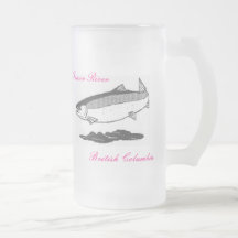 Salmon beer mug