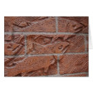 postcard - Brick Salmon, Seattle, Washington