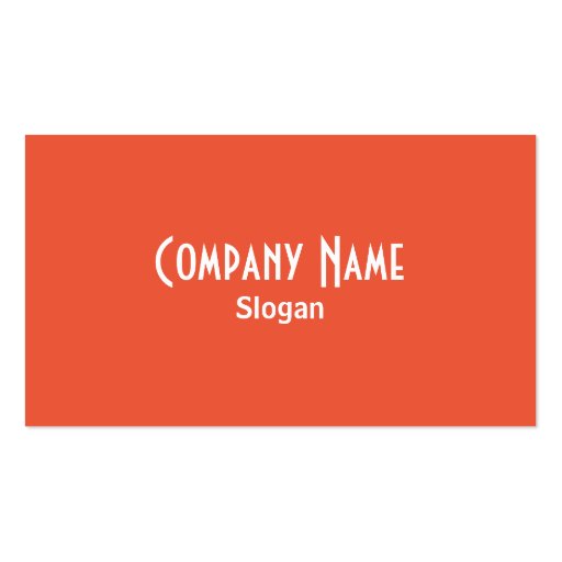 Salmon Business Card (front side)