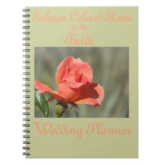 Salmon Colored Roses Wedding Planner