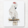 Salmon-Crested Cockatoo by Edward Lear Mouse Pad