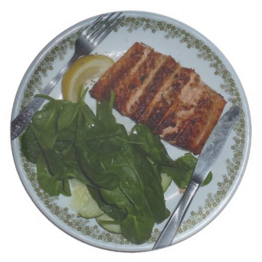 Salmon Dinner Dinner Plate Zazzle