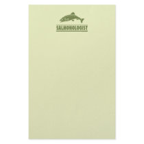 Salmon Fishing Personalized Stationery