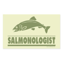 Salmon Fishing Rectangular Sticker