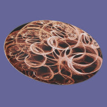 Salmon flame plates