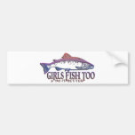 SALMON GIRL BUMPER STICKER
