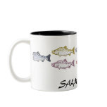 SALMON MAN, COFFEE CUP MUGS