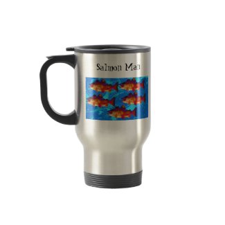 Salmon Man Coffee Mug mug