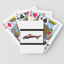 Salmon Native art Card Deck