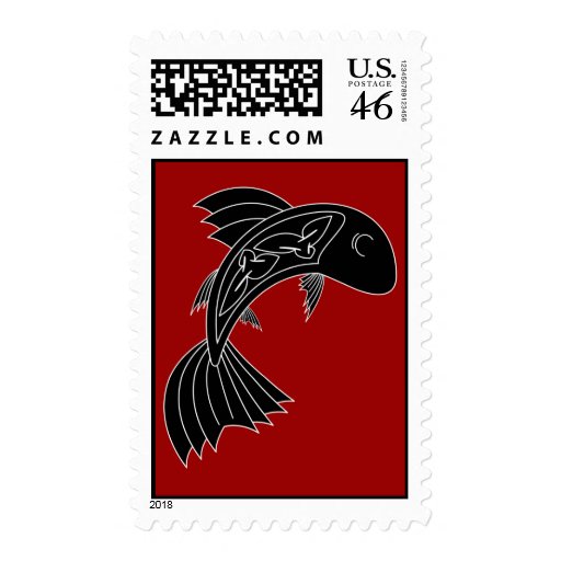 Salmon of Knowledge Postage Stamp