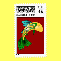 Salmon of Knowledge Postage Stamp stamps